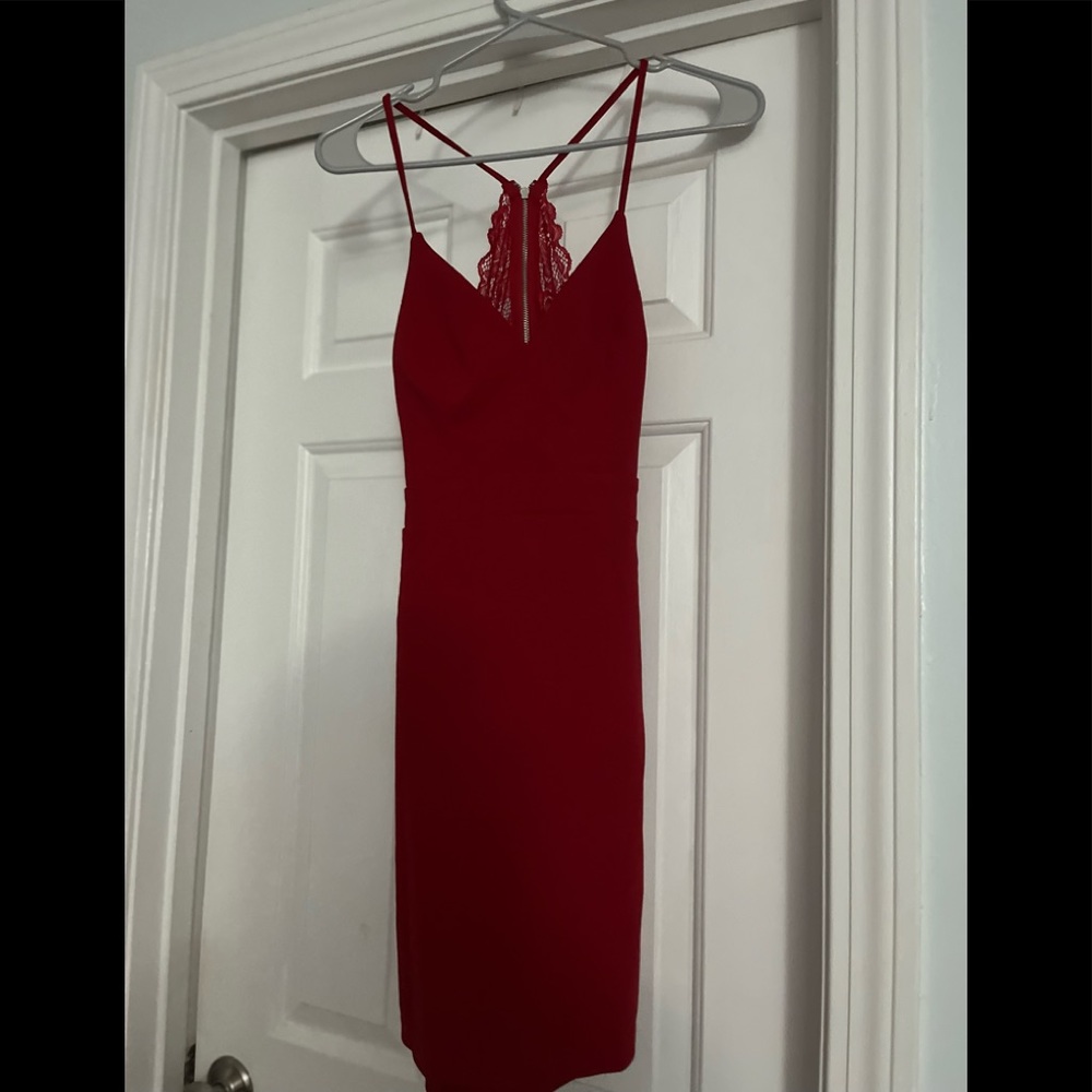 Red dress. Worn once